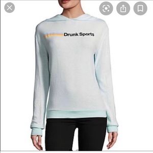 Wildfox Drunk Sport Hoodie Size XS